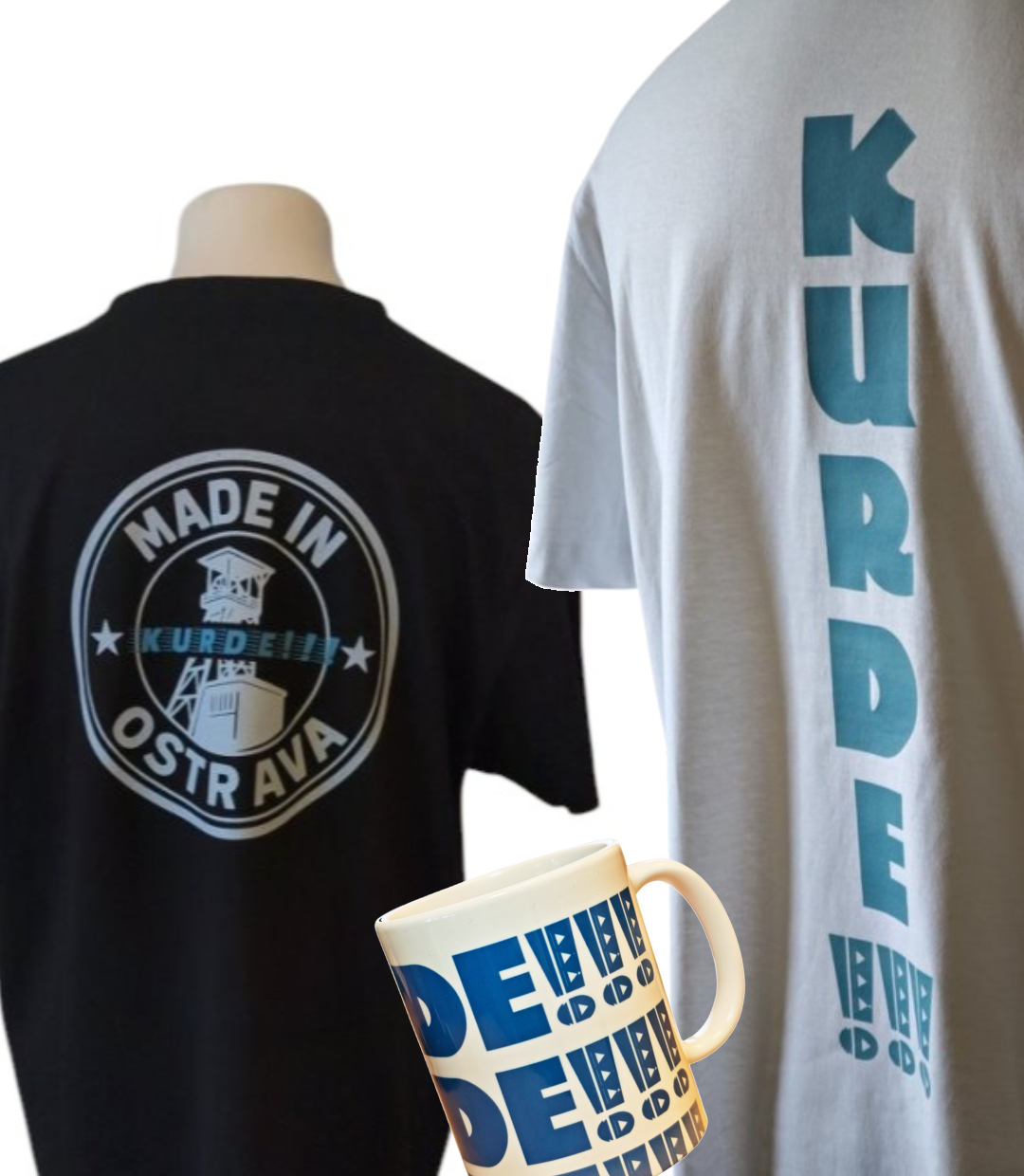 Kurde set - ostravské triko a hrnek